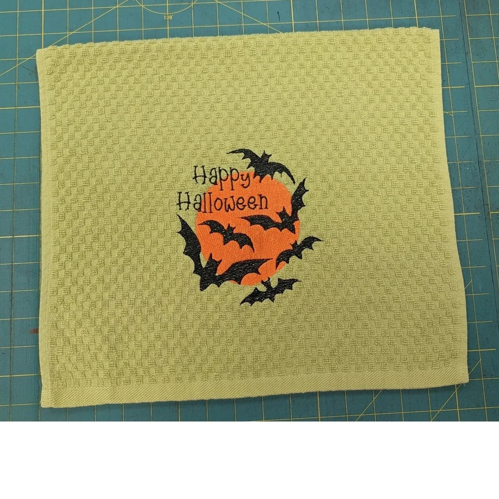 Happy Halloween Kitchen Bath Bar Tea Hand Towel, Great Gift!